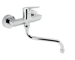 Drezová umývadlová batéria 150 mm Metalia 54, chróm