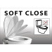 PACO WC sedadlo, SLIM, Soft Close, Easy Take, slonová kosť