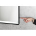 SORT zrkadlo s LED osvetlením 60x80cm, senzor, 2700-6500K, čierna mat