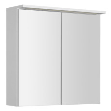 KAWA STRIP galerka s LED osvetlením 70x70x22cm, biela