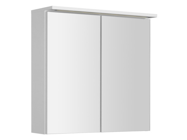 KAWA STRIP galerka s LED osvetlením 70x70x22cm, biela
