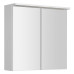 KAWA STRIP galerka s LED osvetlením 70x70x22cm, biela