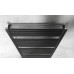 TONDI vykurovacie teleso rovné 600x1330 mm, stredové pripojenie, čierna mat