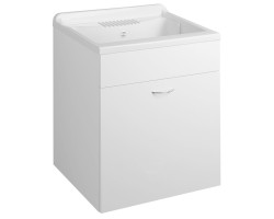 Plastová výlevka so skrinkou, vrátane sifónu Plastová výlevka so skrinkou, vrátane sifónu