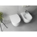 INFINITY bidet závesný, 36,5x53cm, biela mat
