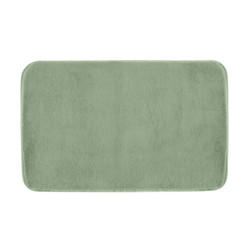 Kúpeľňová rohož FUZZY, 60 x 100 cm, 100 % polyester, protišmyková, zelená