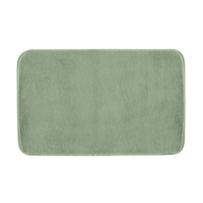 Kúpeľňová rohož FUZZY, 60 x 100 cm, 100 % polyester, protišmyková, zelená
