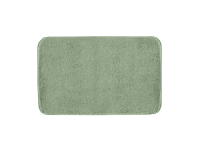 Kúpeľňová rohož FUZZY, 60 x 100 cm, 100 % polyester, protišmyková, zelená