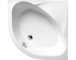 SELMA hlboká sprchová vanička, štvrťkruh 90x90x30cm, R550, biela