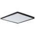 AZPO stropné LED svietidlo, 420x420mm, 22W, IP54, čierna matná