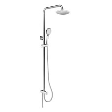Mereo, Sprchový set s tyčou, nerezová hlavová sprcha a trojpolohová ručná sprcha CB95001SS1