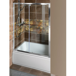 DEEP sprchové dvere skladacie 1000x1650mm, číre sklo