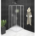 SIGMA SIMPLY sprchové dvere posuvné pre rohový vstup 900 mm, sklo Brick
