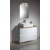 Súprava kúpeľňového nábytku ALTAIR, šírka 67,6 cm, biela/dub emporio