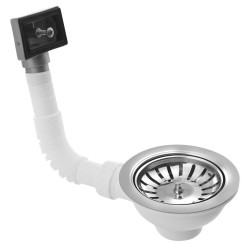 Drezový nerez výpust 6/4", s prepadom