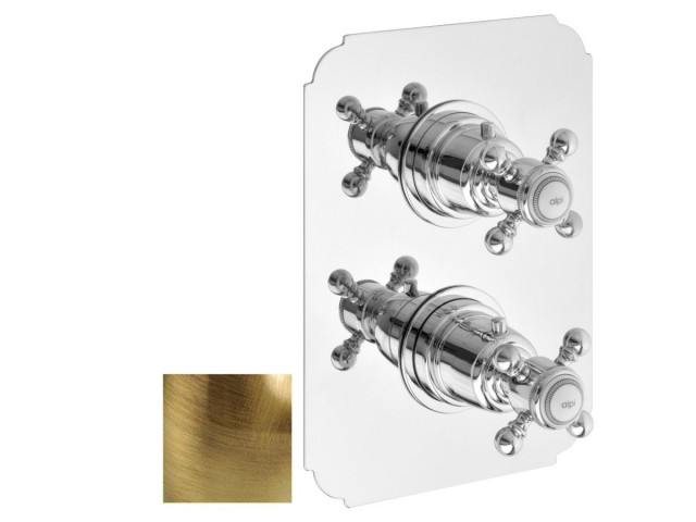 SASSARI podomietková sprchová termostatická batéria, 1 výstup, bronz (LO89161BR)