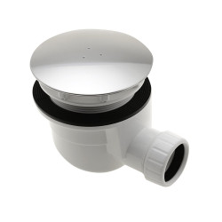 GELCO vaničkový sifón, priemer otvoru 90 mm, DN40, krytka leštená nerez