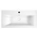 SAVA 90 keramické umývadlo na montáž do skrinky 90 x 46 cm, biele
