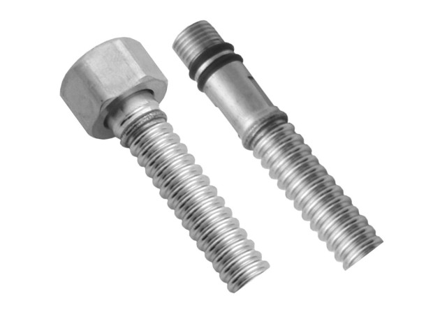 Nerezová spojovacia rúrka, vlnovec, M10x3/8", 40 cm, chróm Nerezová spojovacia rúrka, vlnovec, M10x3/8", 40 cm, chróm