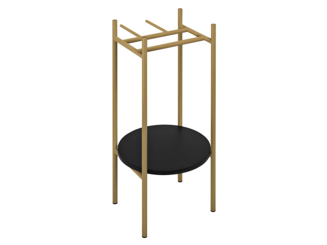 PUNO podstavec pre okrúhle umývadlá 375x830x448xmm, zlatý mat