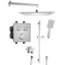 SMART SELECT sprchový set s termostatickou batériou, 2 výstupy, posuvný držiak sprchy, chróm