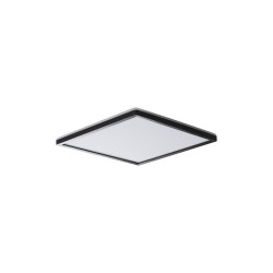 Stropné LED svietidlo AZPO, 225 x 225 mm, 12,3 W, 3000/4000/6000 K, IP54, matná čierna
