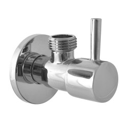 Rohový ventil s keramickou hlavicou 1/2„x3/8“, chróm