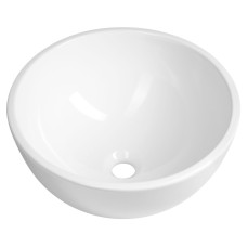 Keramické umývadlo MOON na dosku, priemer 43 cm, biele