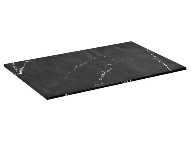 SKARA stôl Rockstone 81,2x12x46cm, čierna farba