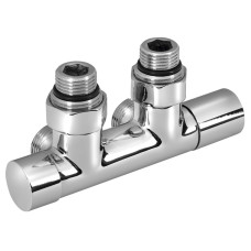 Súprava pripojovacích ventilov R-START pre stredové pripojenie, chróm Súprava pripojovacích ventilov R-START pre stredové pripojenie, chróm