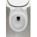 SENTIMENTI závesná WC misa, Rimless, integrovaný ventil a bidet. spŕška, 36x51 cm, biela