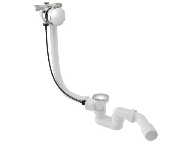 Súprava pre vaňu s napúšťacím ventilom, dĺžka 550 mm, DN40/50, chróm