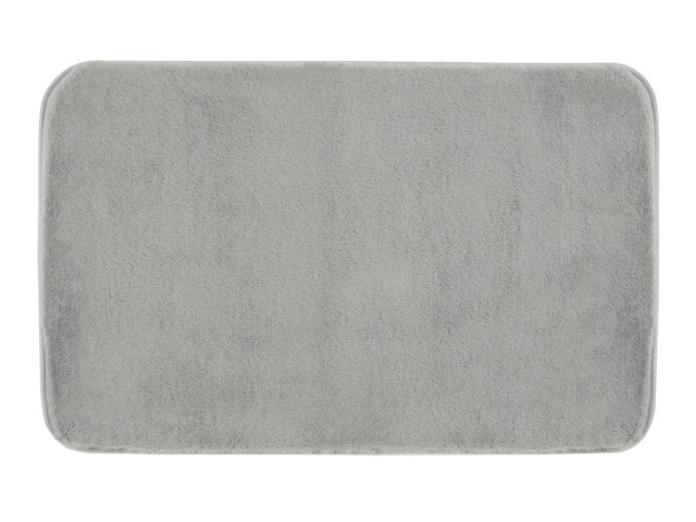 FUZZY kúpeľňová predložka, 50x80 cm, 100% polyester, protišmyk, šedá