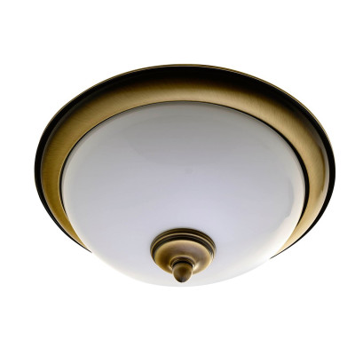 GLOSTER stropné osvetlenie E27, 2x60W, bronz