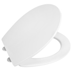 Toaletná doska JOAN, SLIM, Soft Close, Easy Take, biela