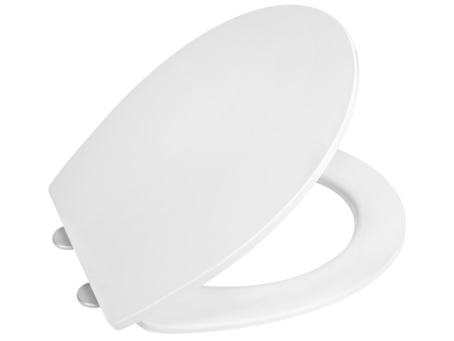 Toaletná doska JOAN, SLIM, Soft Close, Easy Take, biela