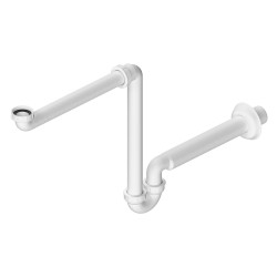 Umývadlový sifón šetriaci miesto 5/4"