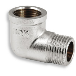 Koleno chrómované ŠM 1/2"