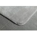Kúpeľňová rohož FUZZY, 60 x 100 cm, 100 % polyester, protišmyková, sivá