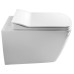 GLANC WC sedátko, Slim soft close, duroplast, biela