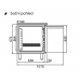 Tefcold GC73 - Chladiaci stôl bez dosky