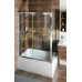 DEEP sprchové dveře 1400x1650mm, čiré sklo