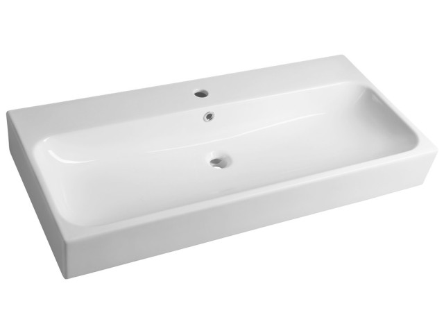 TORIDI keramické umývadlo 100x46 cm, biela