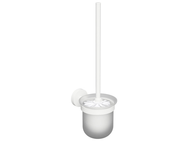 X-ROUND WHITE WC kefa nástenná, miska mliečne sklo, biela