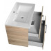 VEGA umývadlová skrinka 72x57,6x43,8 cm, 2xzásuvka, dub platin