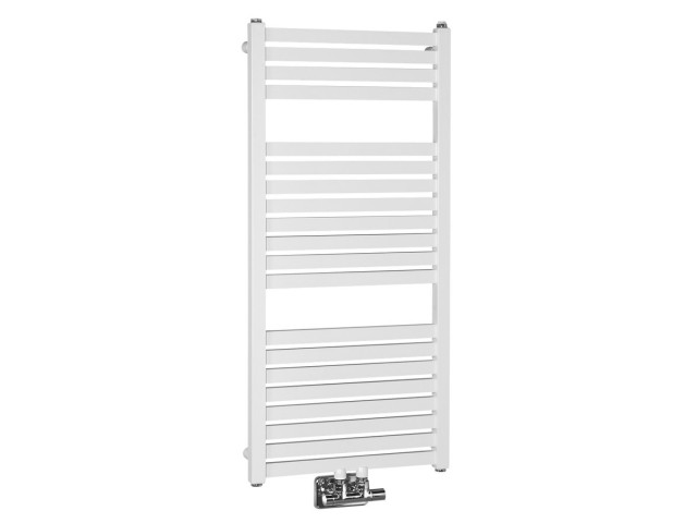 TONDI vykurovacie teleso rovné 450x970 mm, stredové pripojenie, biela