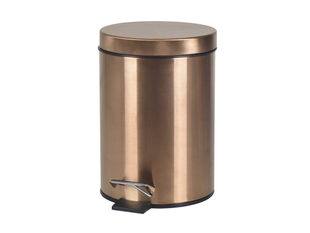 X-ROUND COPPER odpadkový kôš 3 l, matná meď