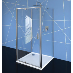 EASY LINE viacstenné sprchovací kút 900-1000x900mm, pivot dvere, L / P variant, číre sklo