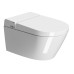 WCLEAN Swirlflush WC s integrovaným elektronickým bidetom, biela Extraglaze