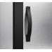 SIGMA SIMPLY BLACK sprchové dvere posuvné pre rohový vstup 1000 mm, sklo Brick